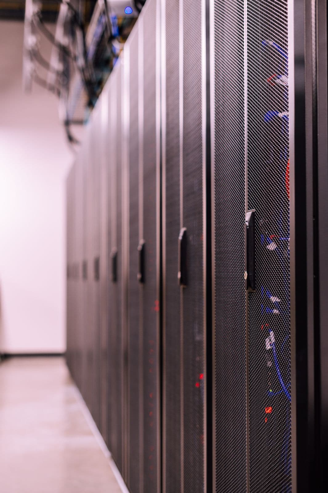 Serverruimte met netwerkapparatuur